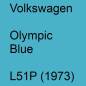 Preview: Volkswagen, Olympic Blue, L51P (1973).